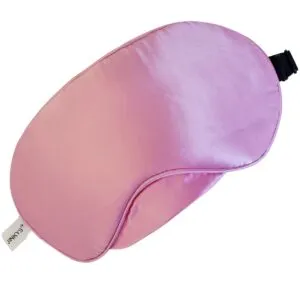 Jinkys Sleep Mask Eye Mask 100% Silk in Pretty Pink